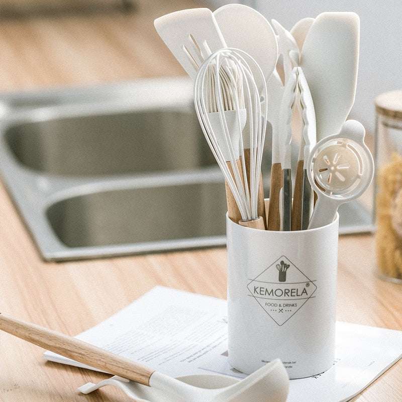 Non Toxic Silicone Cooking Utensils - Orangme