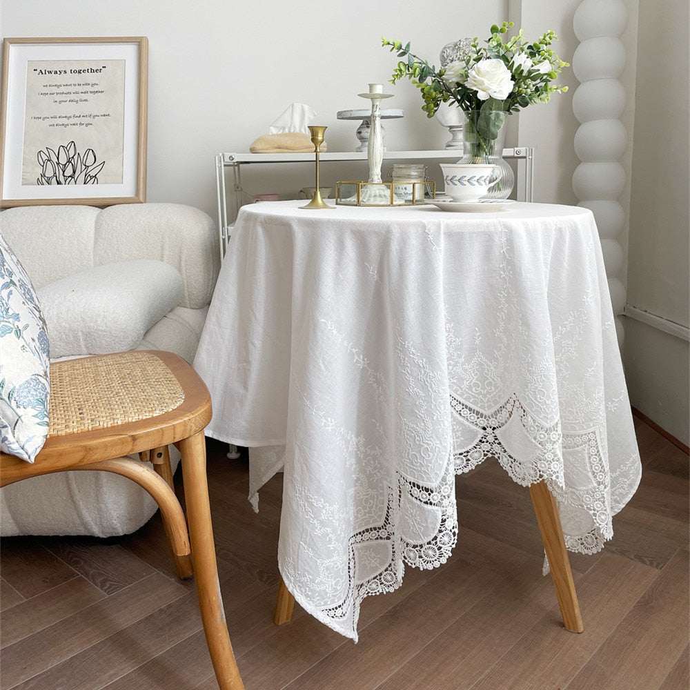 White Tablecloth|Endless Elegance - Orangme