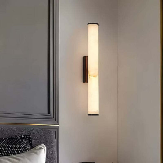 Natural Marble LED Wall Light in luxurious setting - orangme.com