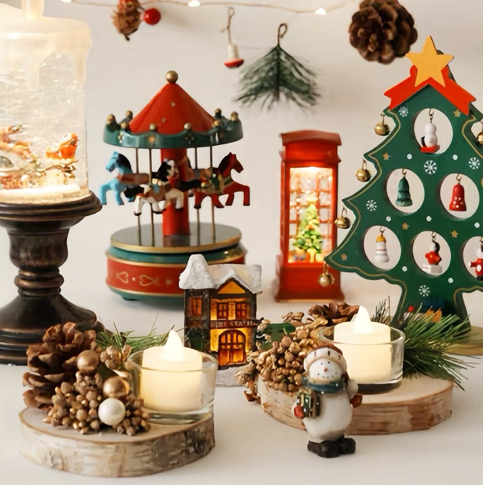Christmas Ornaments - Festive Table Decor & Miniatures for Christmas