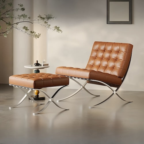 Barcelona Chair | Premium Black & Brown Leather Seating Solutions