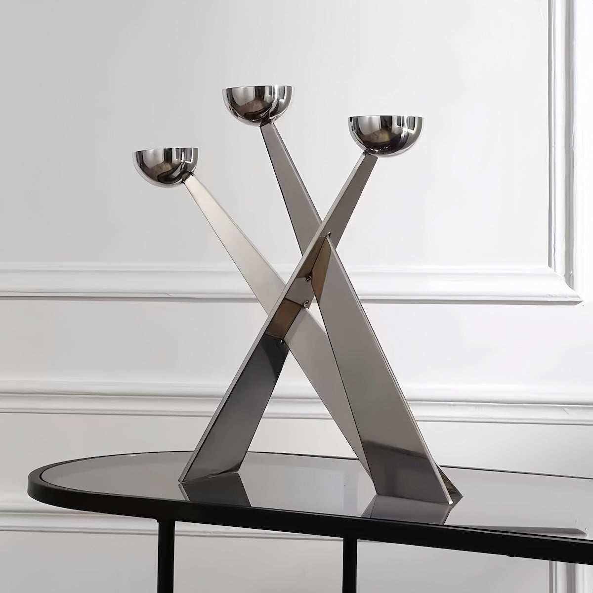 Candlestick - Modern Minimalist Stainless Steel Design for Elegant Decor