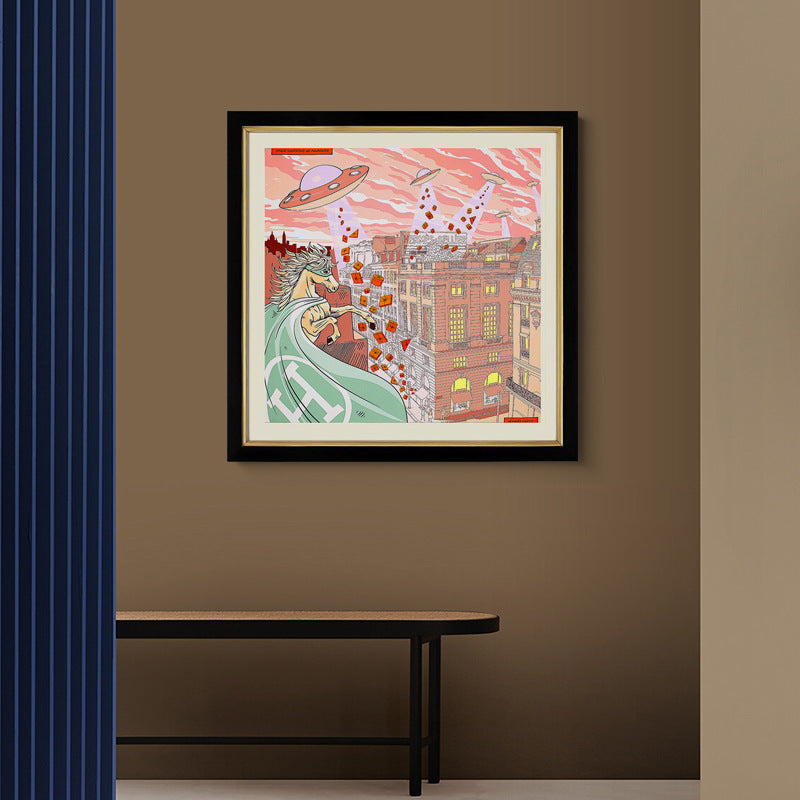 Framed Abstract Wall Art, orangme.com