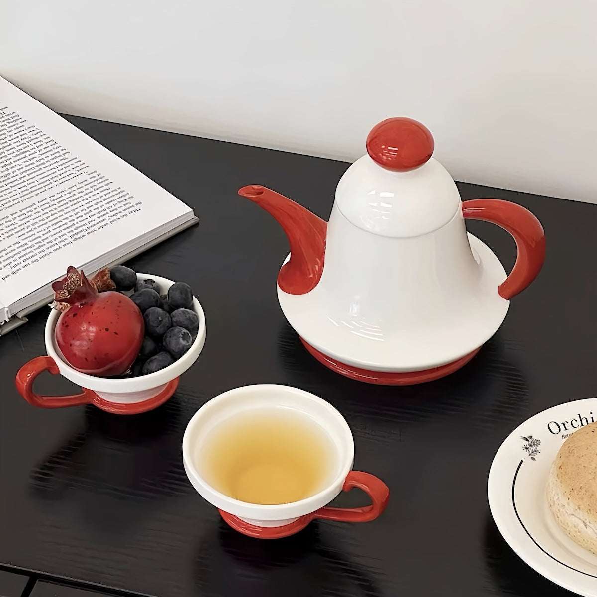 Teapot and Cup Set - Vintage-Style Elegant Home Afternoon Tea Set