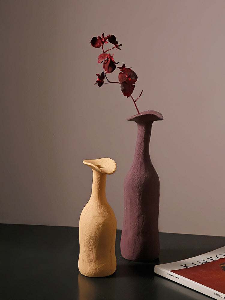 Morandi Creative Ceramic Vase - Minimalist Art Decor for Entryway & Living Room
