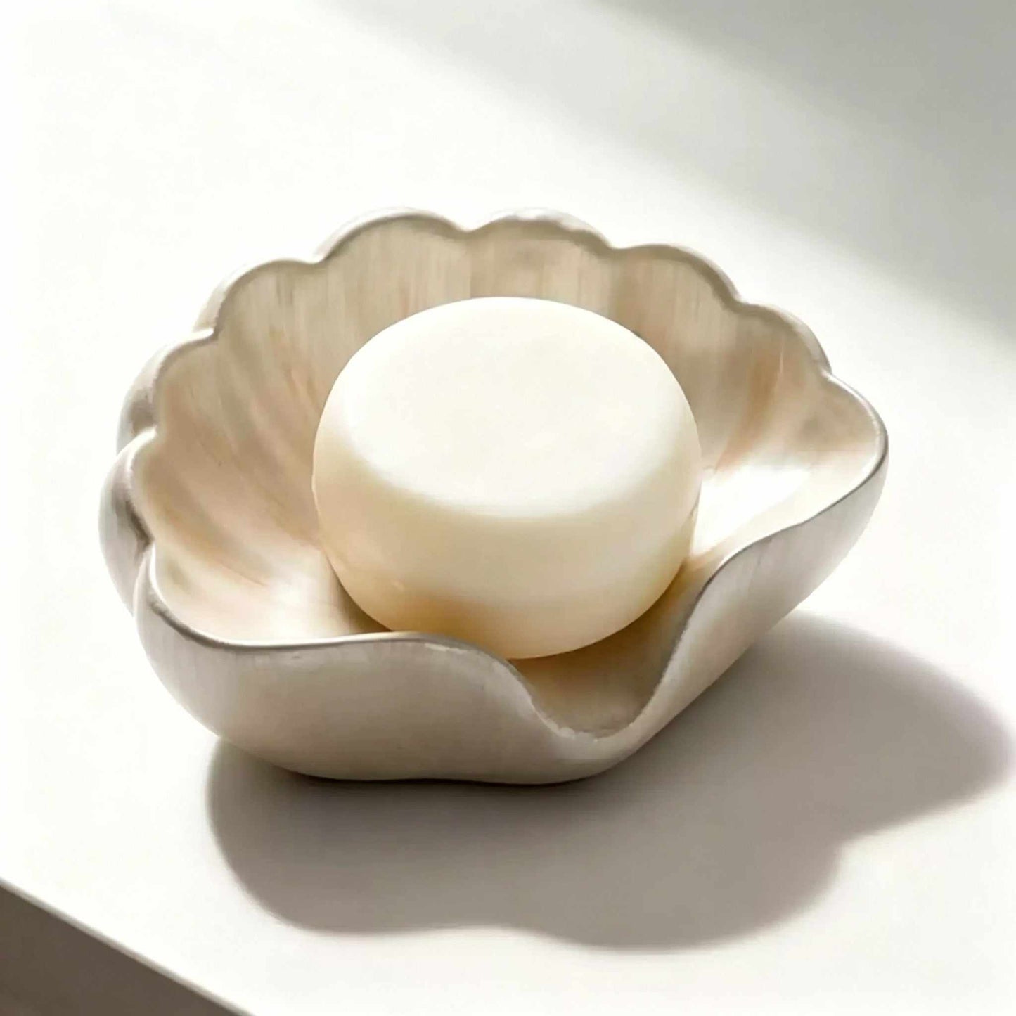Painted Ceramic Soap Dish - Draining Soap Holder for Bathroom & Hotel Countertops