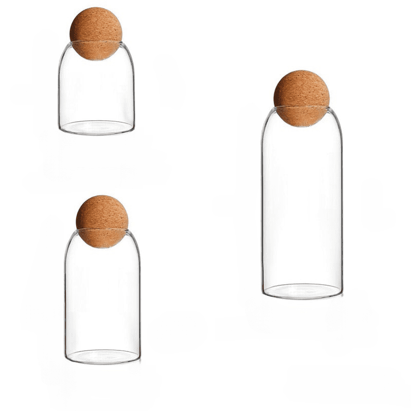 Storage Glass Jars - Orangme