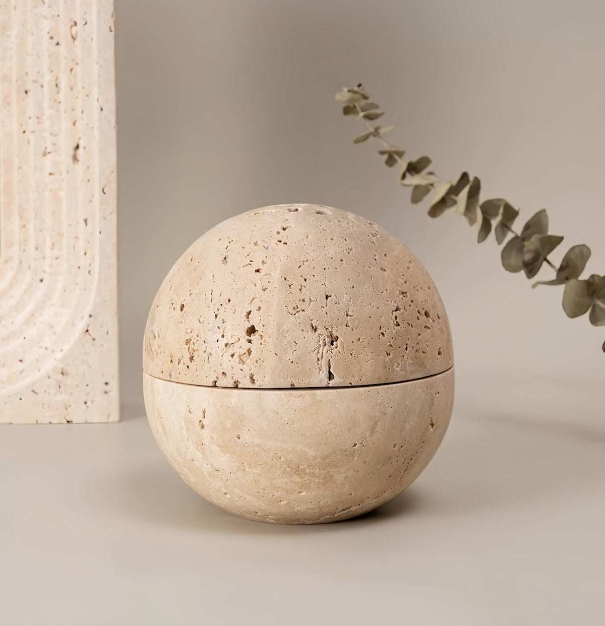 Incense Burner – Elegant Marble Sphere Home Décor and Aromatherapy