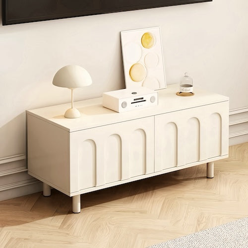 Glamour Minimalist White TV Cabinet