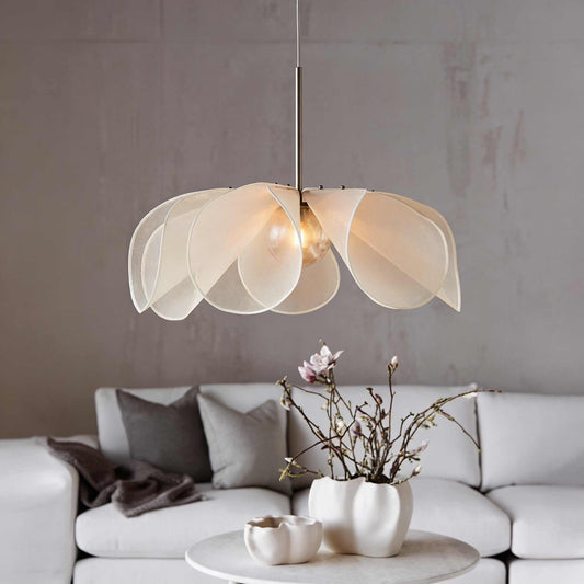 Petal Pendant Light – Creamy Style for B&B, Tea Room & Bedroom