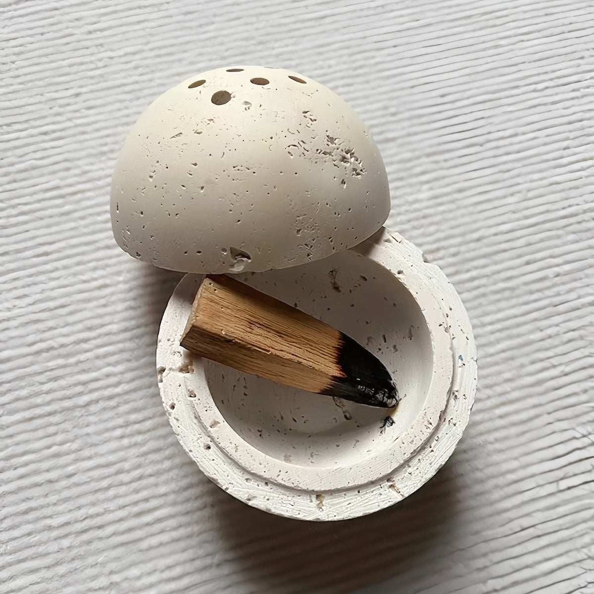 Incense Burner – Elegant Marble Sphere Home Décor and Aromatherapy