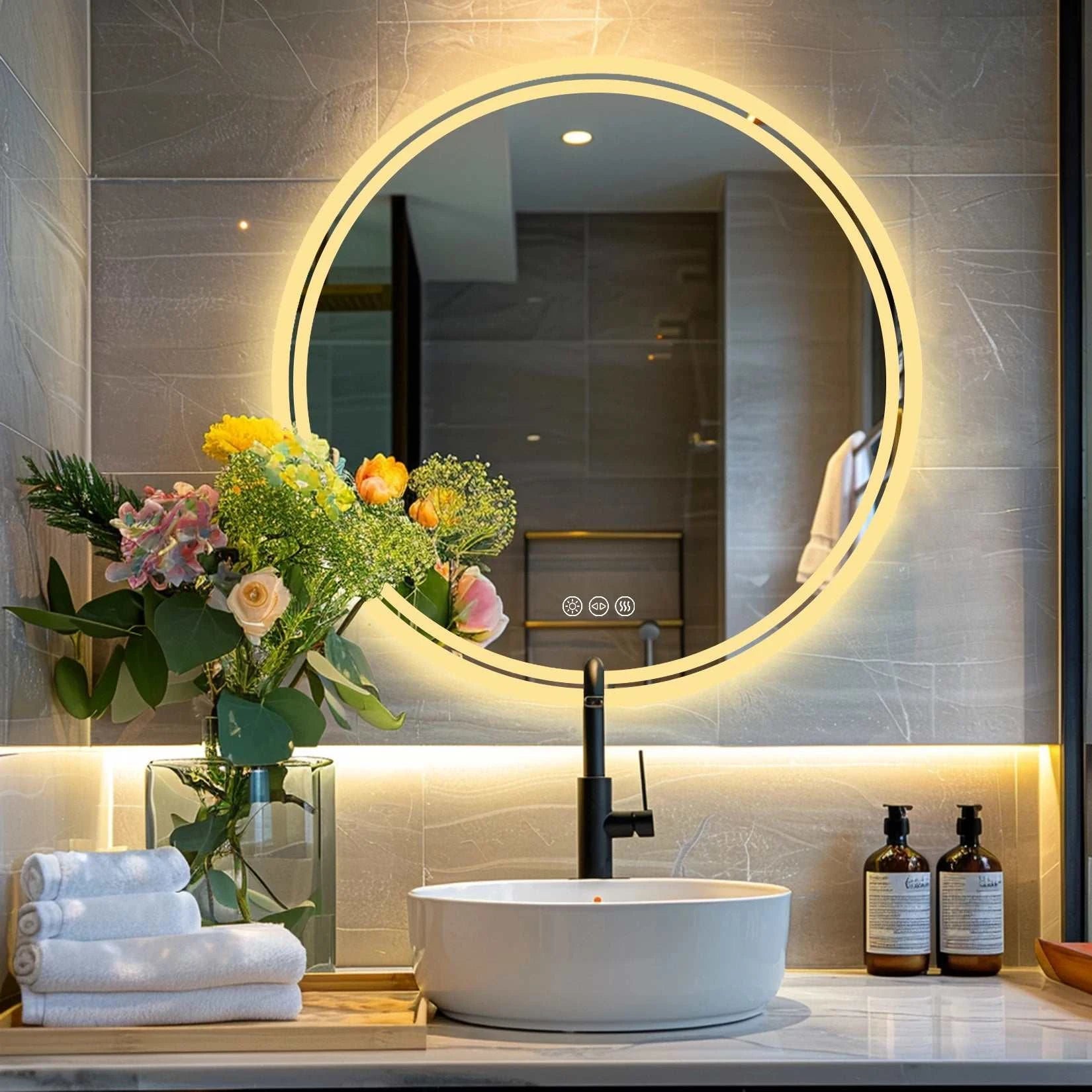 Bathroom Mirror with Light - orangme.com