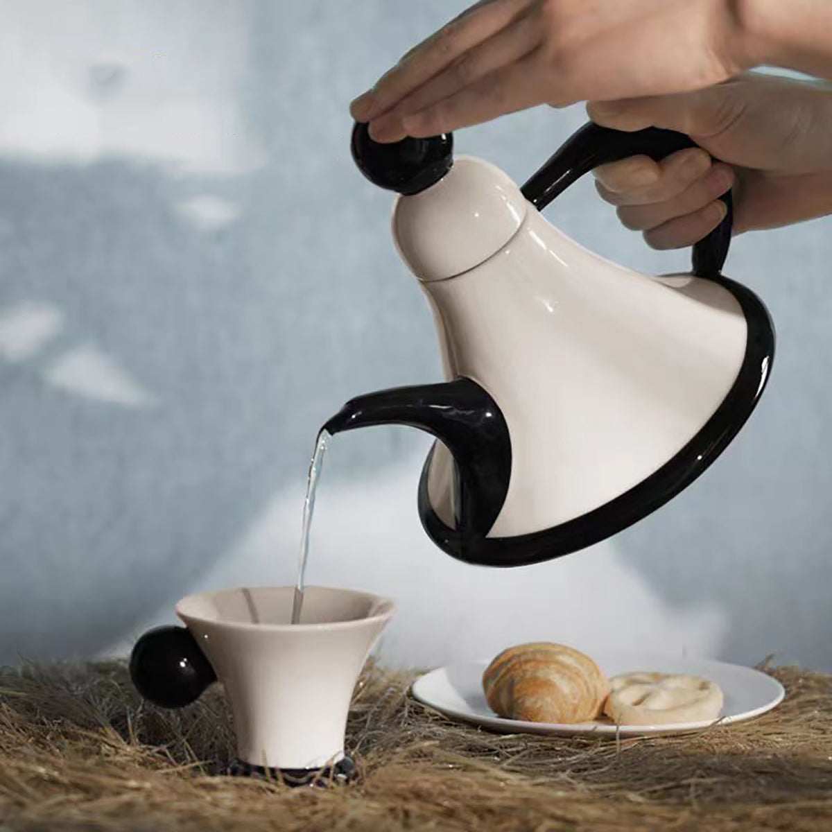 Teapot and Cup Set - Vintage-Style Elegant Home Afternoon Tea Set