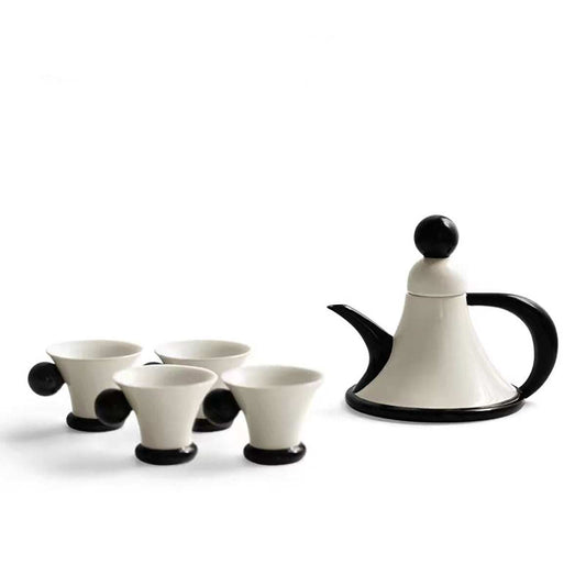 Teapot and Cup Set - Vintage-Style Elegant Home Afternoon Tea Set