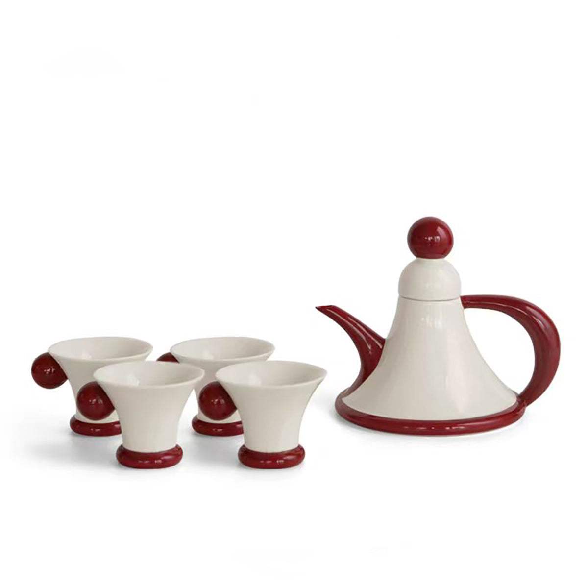Teapot and Cup Set - Vintage-Style Elegant Home Afternoon Tea Set