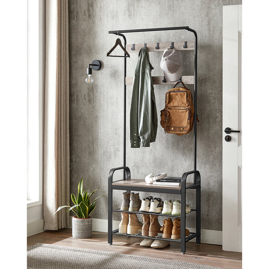 Coat and Shoe Rack - orangme.com