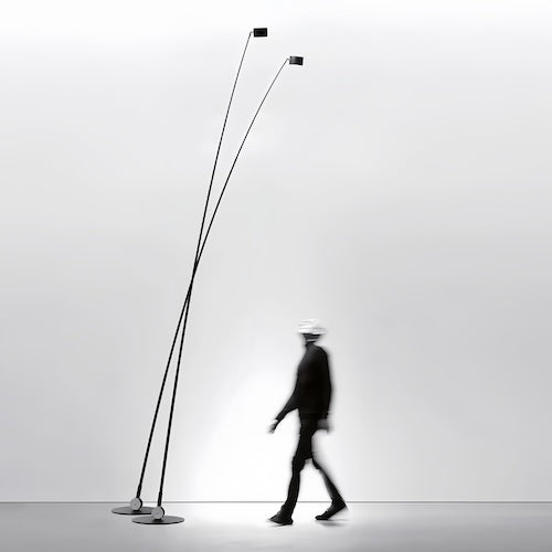 Designer Fishing Black Floor Lamp - orangme.com