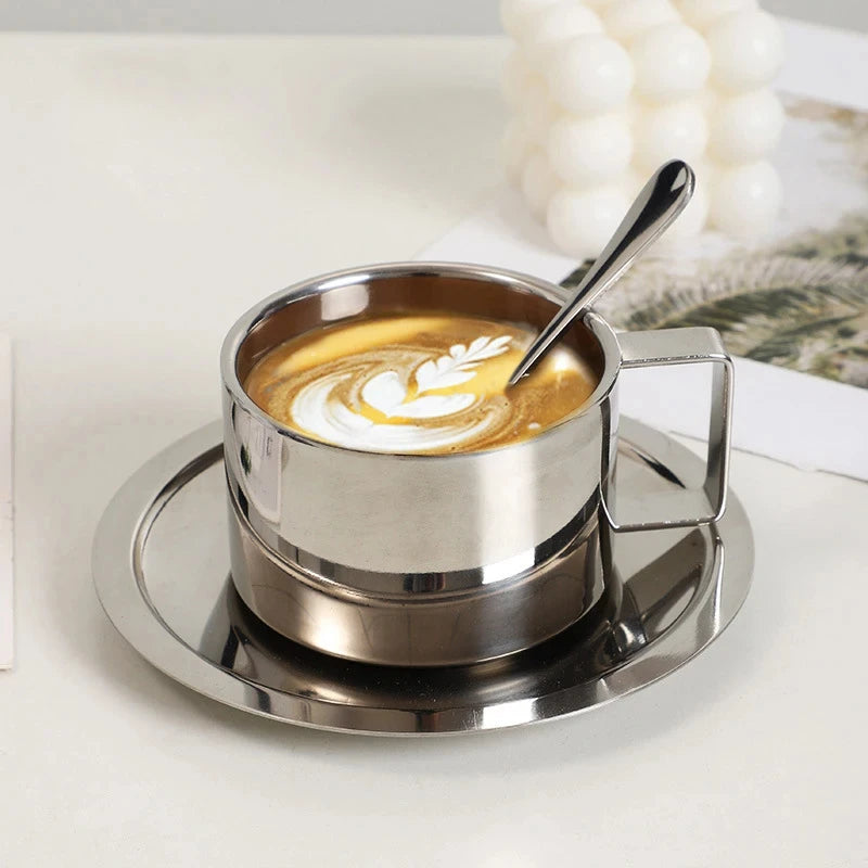 Elegant Reusable Coffee Cup for cappuccino - orangme.com