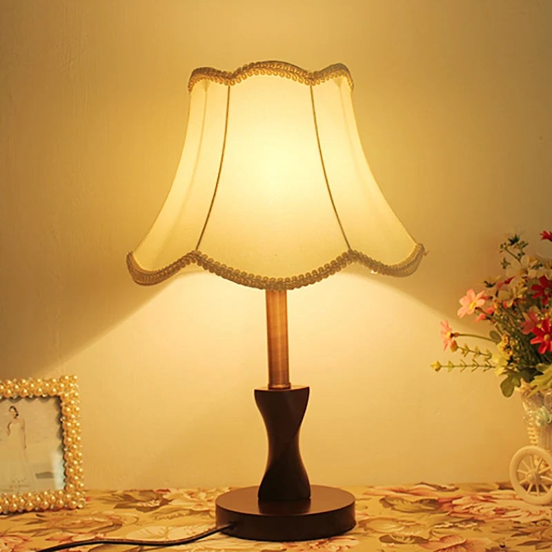 Wooden Table Lamps for Living Room | Natural Elegance