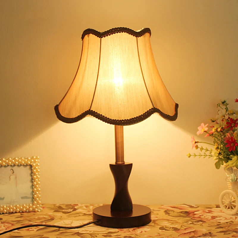 Wooden Table Lamps for Living Room | Natural Elegance