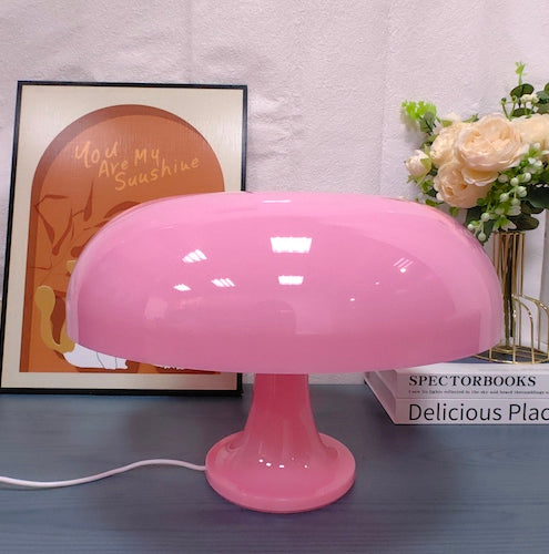 pink mushroom table lamp