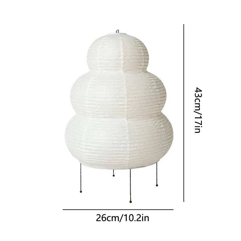 Japanese Design Akari Noguchi Yong Rice Paper Floor Lamp  for Bedroom & Living Room - orangme.com