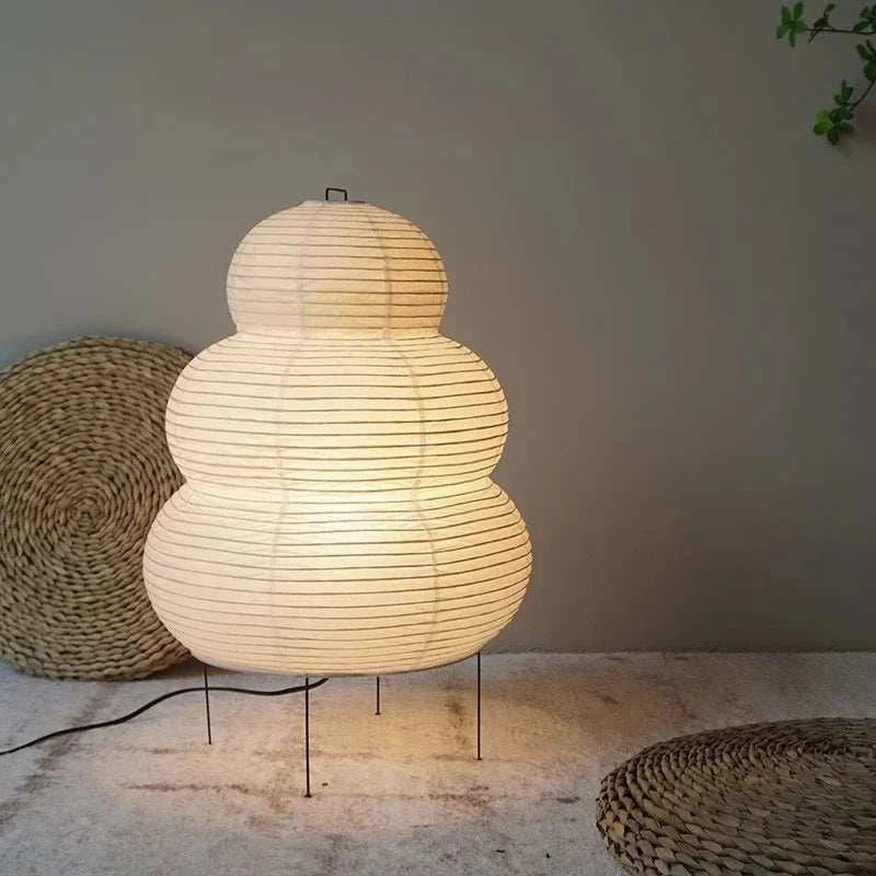 Japanese Design Akari Noguchi Yong Rice Paper Lamp  for Bedroom & Living Room - orangme.com