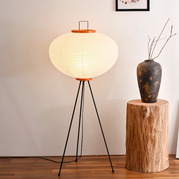 Japanese Noguchi Isamu Floor Lamp  -  orangme.com