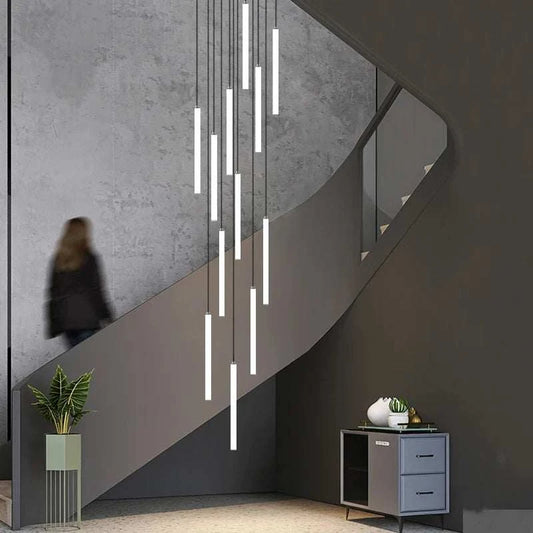 Large Staircase Chandelier Light: Illuminate Your Space with Sophistic - Orangme