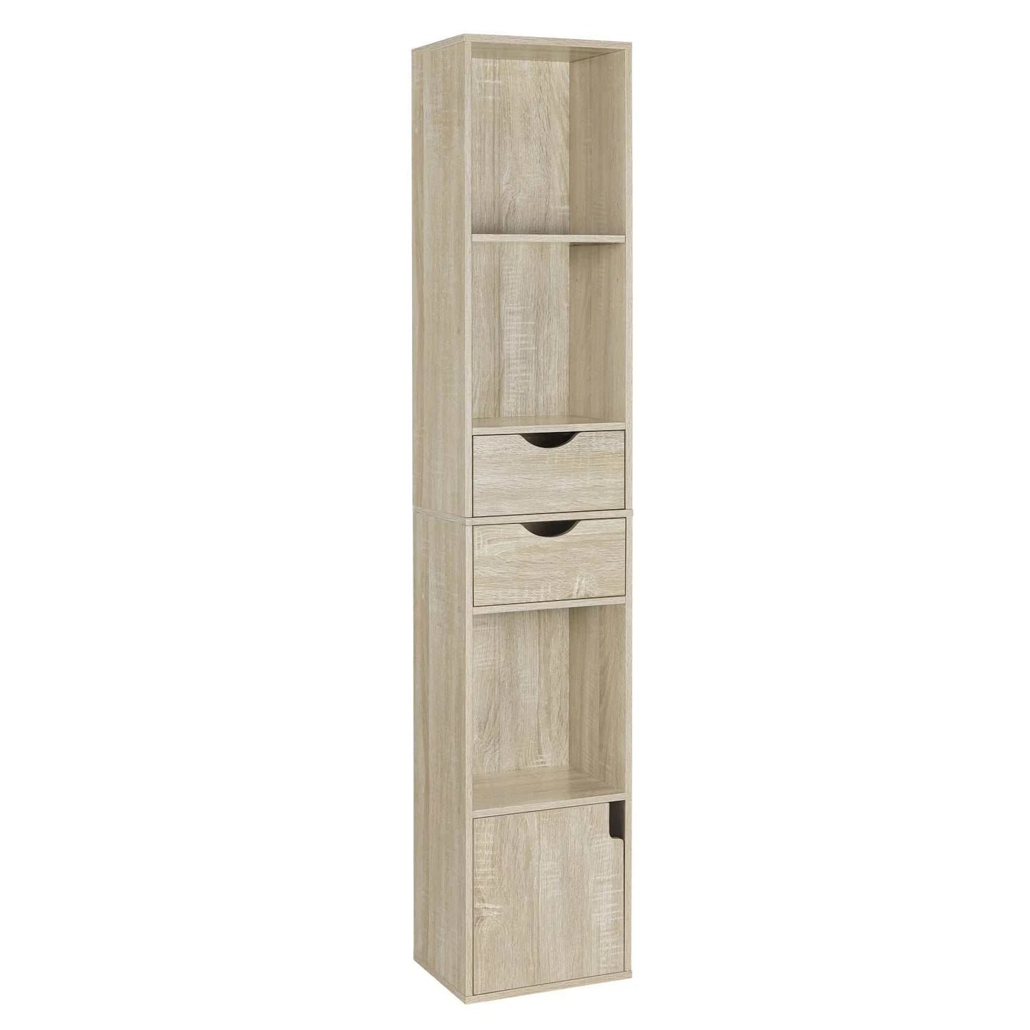 Light Oak Colour Corner Shelf Unit  - orangme.com