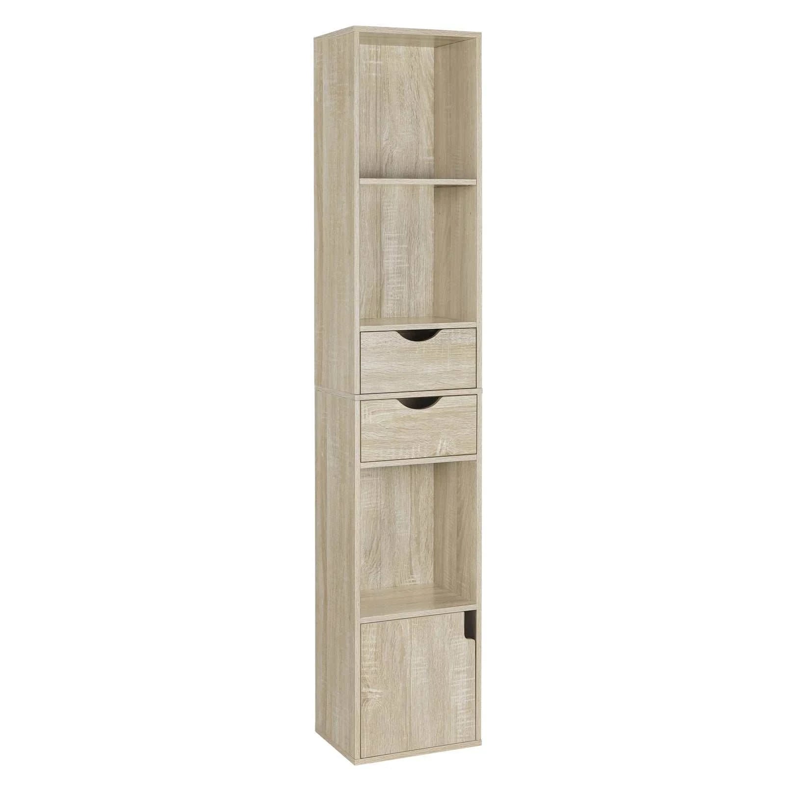Light Oak Colour Corner Shelf Unit  - orangme.com
