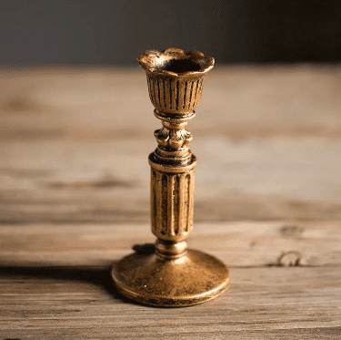 Gold Candle Holder | Vintage Candle Holder