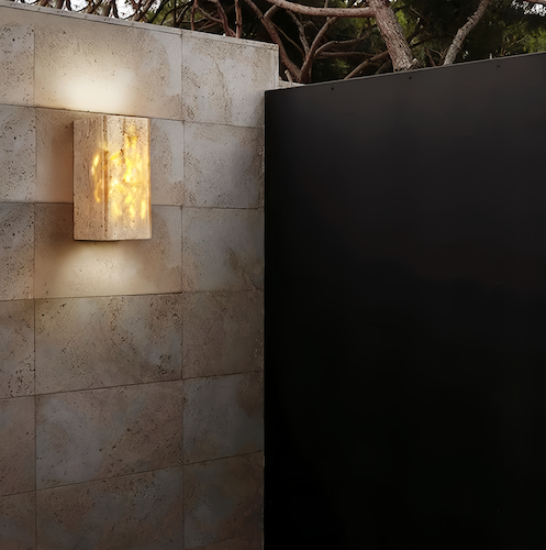 Marble Outdoor Wall Light