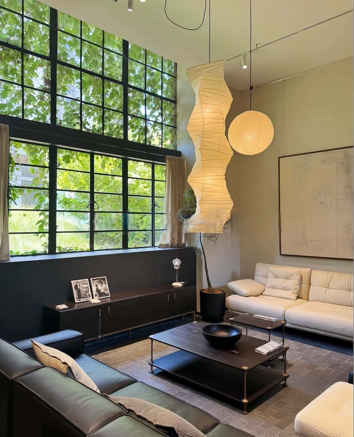 Staircase Rice Paper Pendant Light