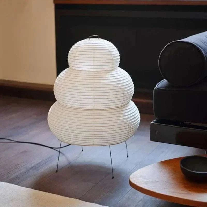 Japanese Rice Paper Lamp - Floor Lamp for Bedroom & Living Room - orangme.com
