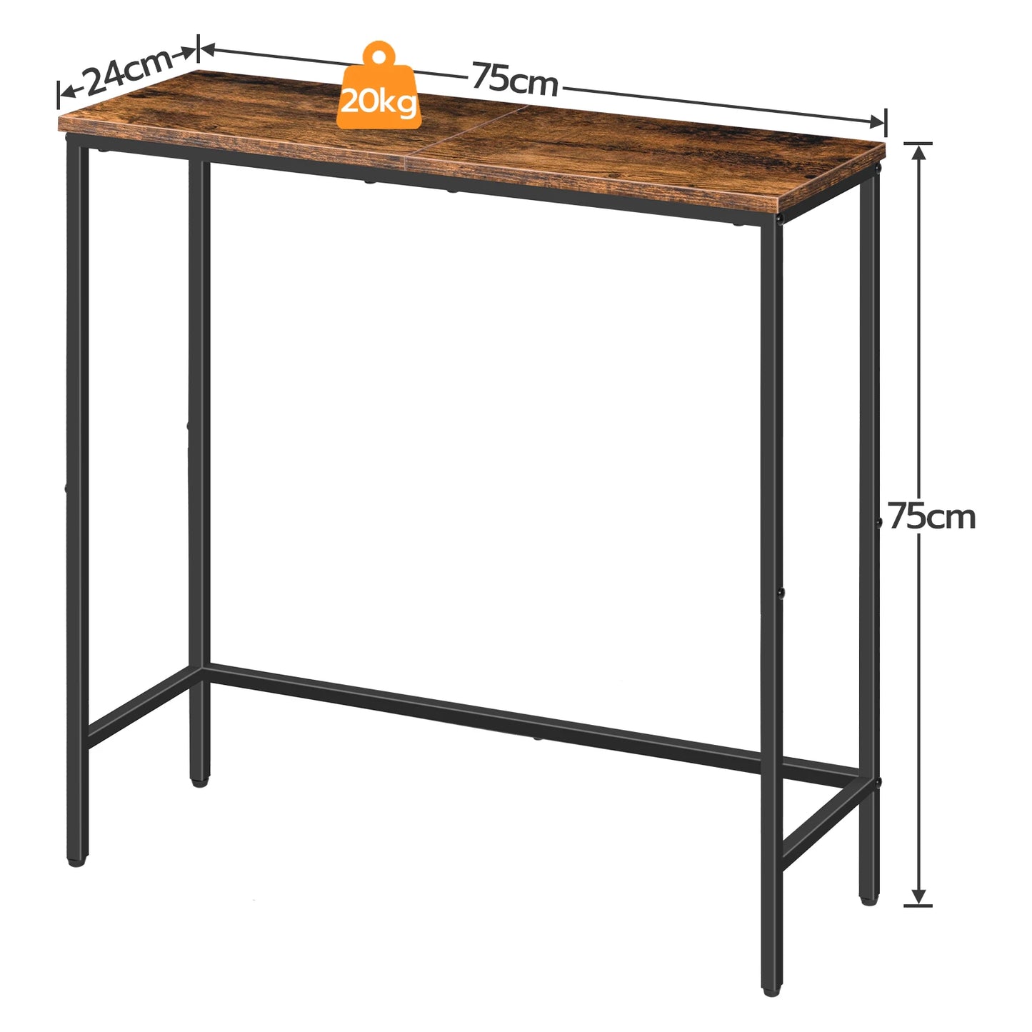 Multifunctional Narrow Console Table | Retro Nostalgia StyleOrangme