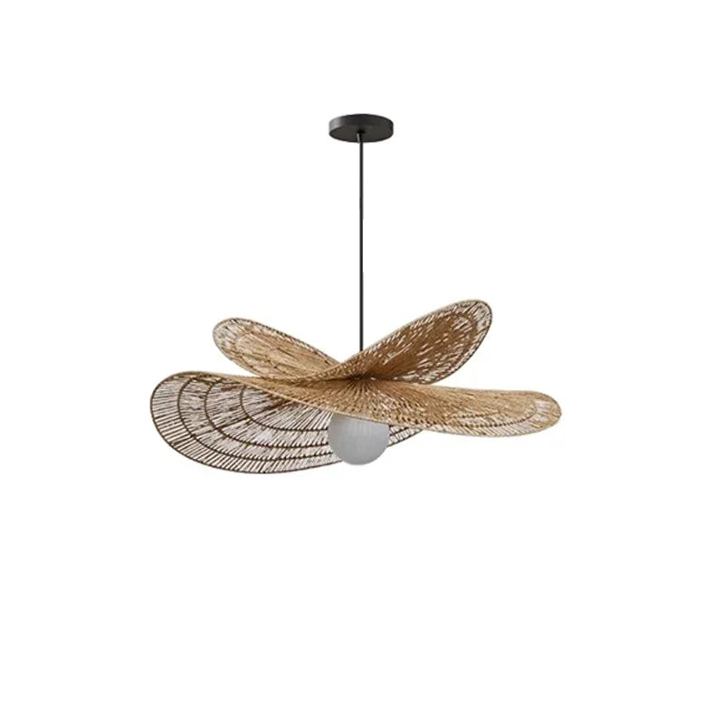 Wabi-Sabi Rattan Pendant Light - Zen Aura for Every Space