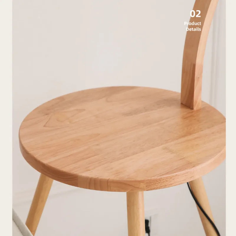 Vintage Wood table Lamp | Simple and Stylish - Orangme
