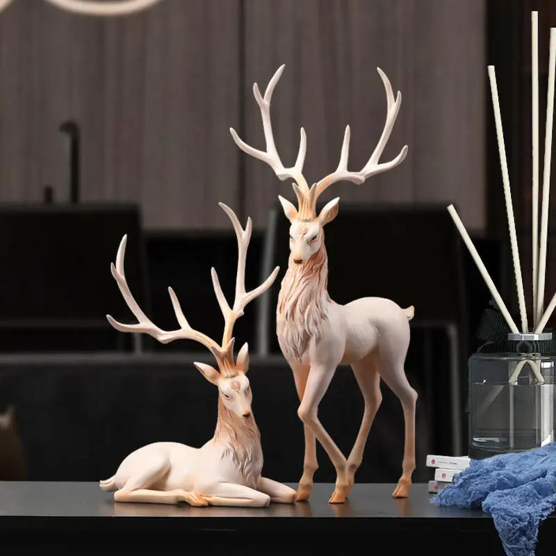 High End Deer Statue | Home Decoration Ornaments - Orangme