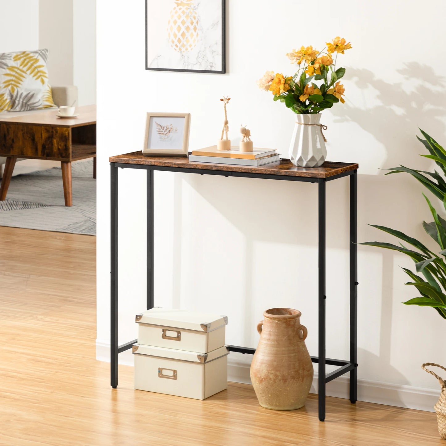 Narrow Console Table | Retro Nostalgia Style