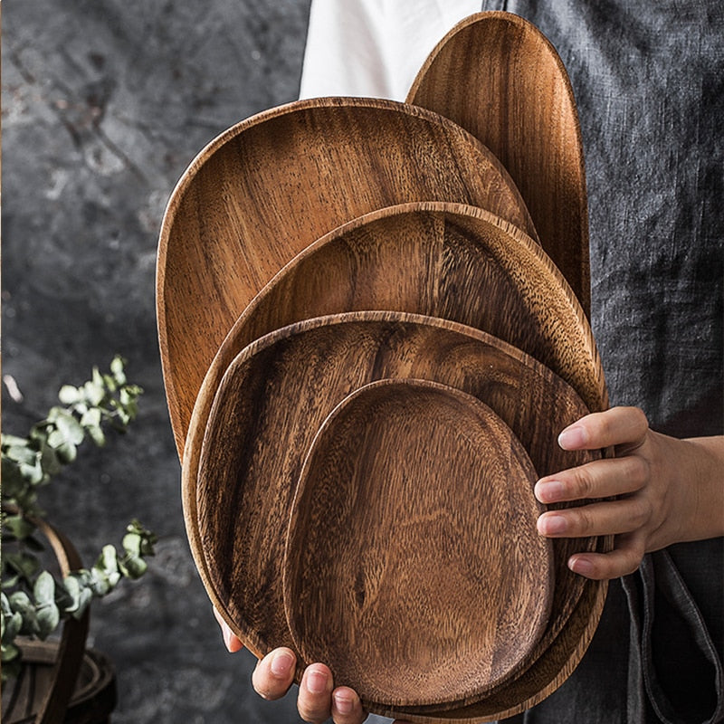 Decorative Wooden Plates | Classy Design - Orangme