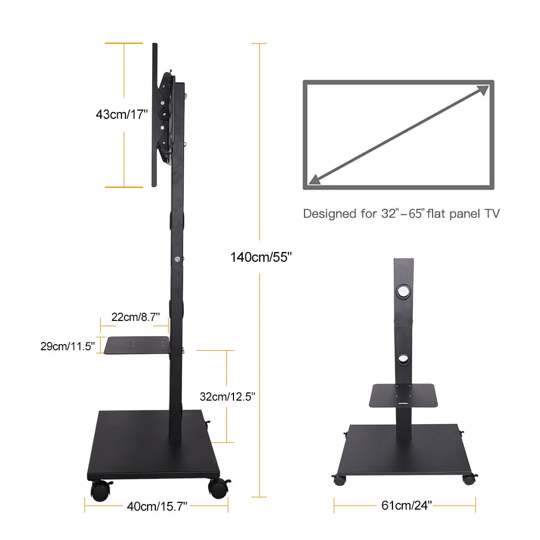 Elevate Your Viewing Experience: The Ultimate Corner TV Stand with Locking Wheels