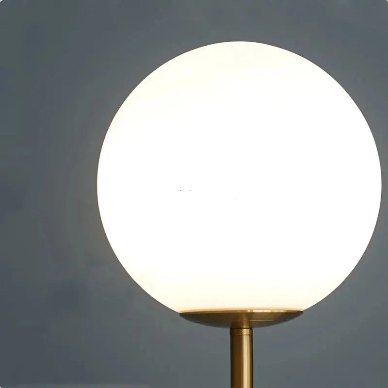 Glass Ball Floor Lamp | Modern Elegance