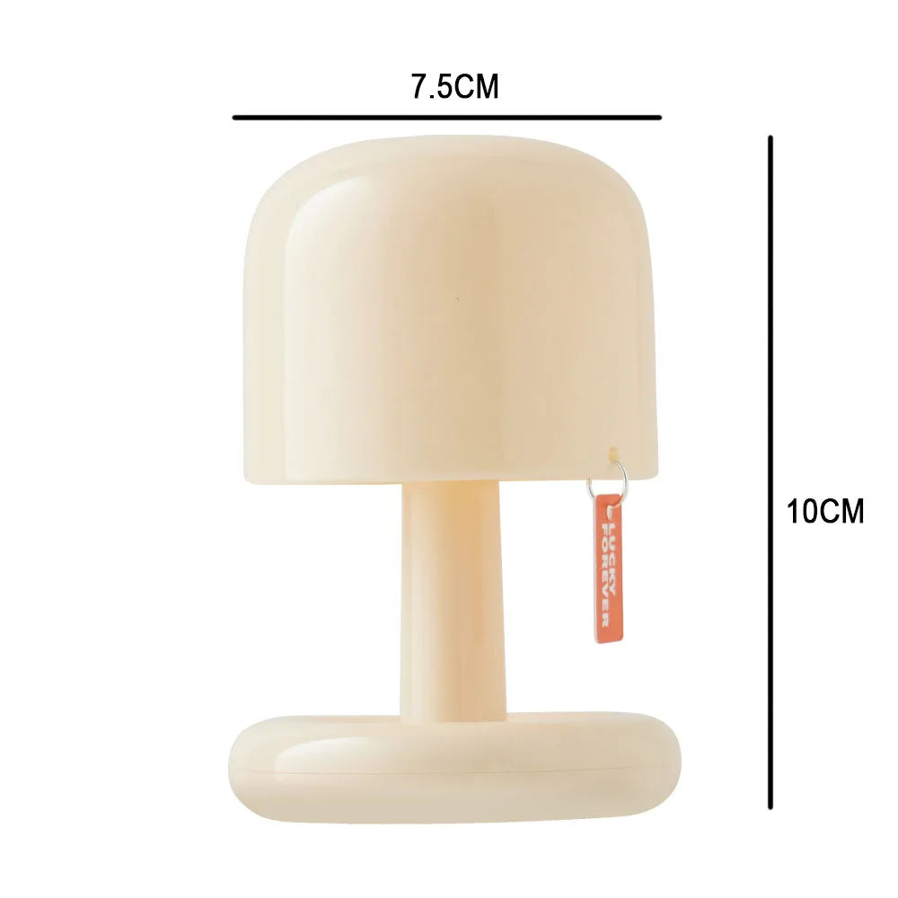 Mini Mushroom Rechargeable Table Lamps | Portable Illumination - Orangme