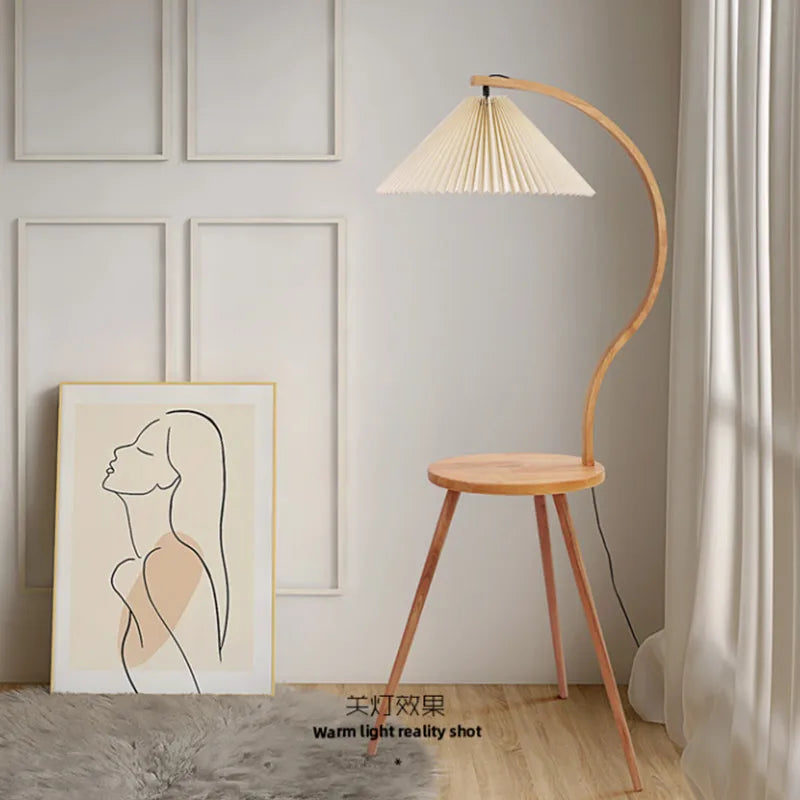 Vintage Wood table Lamp | Simple and Stylish