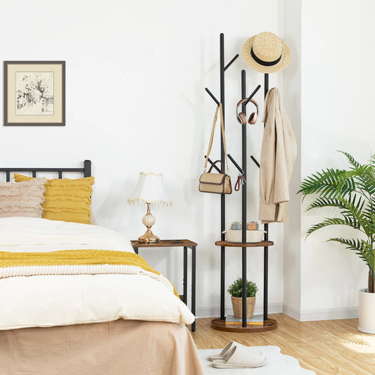 Coat Rack: The Ultimate Space-Saving Solution with 8 Hooks - orangme.com