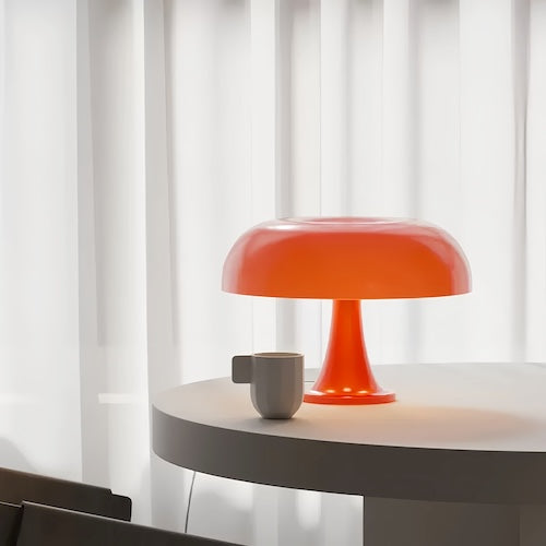 Timeless Orange Mushroom Lamp - orangme.com