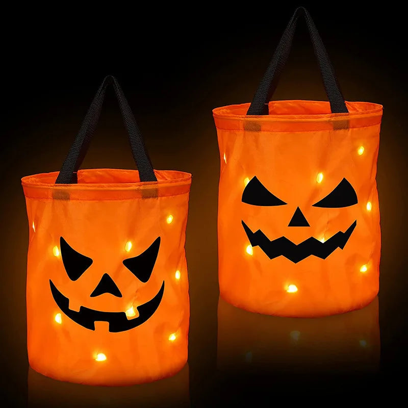 Trick or Treat Bucket with lights