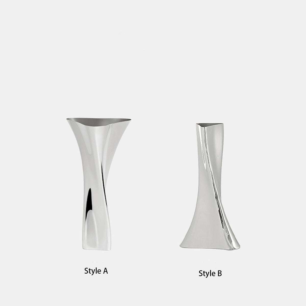 Metal Flower Vase | Nordic Stainless Steel Modern Decor for Elegant Spaces