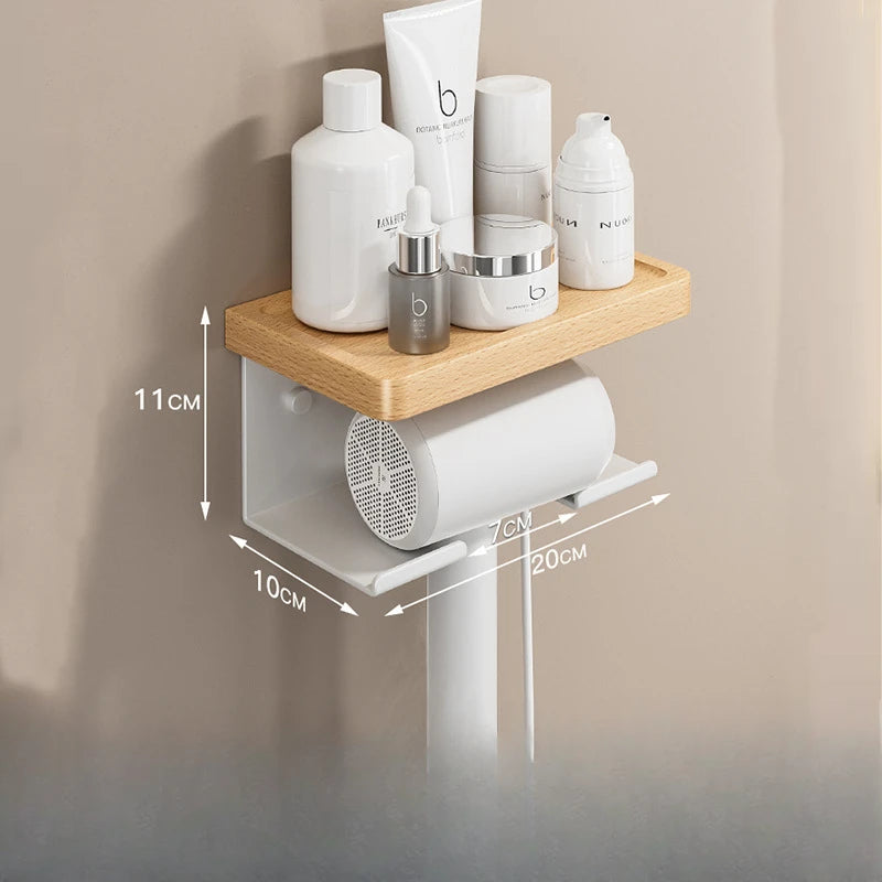 Walnut Hairdryer holder - orangme.com